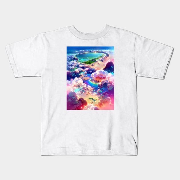 Serenity Reef Kids T-Shirt by Holosomnia